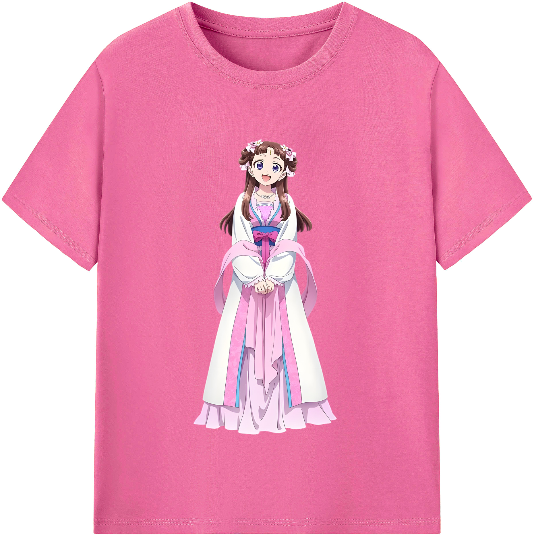 （画像用） 薬屋のひとりごと The Apothecary Diaries レディースカジュアルプリントTシャツ（綿100％）